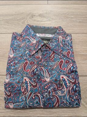 El General Women's western pearl snap shirt Small (see measurements, runs big)